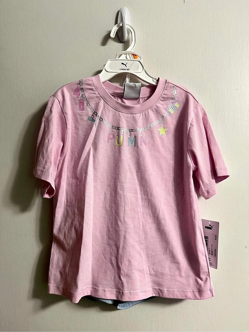 Puma Girls Size 6X Pink & Blue NWT
